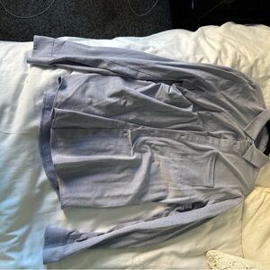 lululemon athletica Blue Casual Button Down Shirt